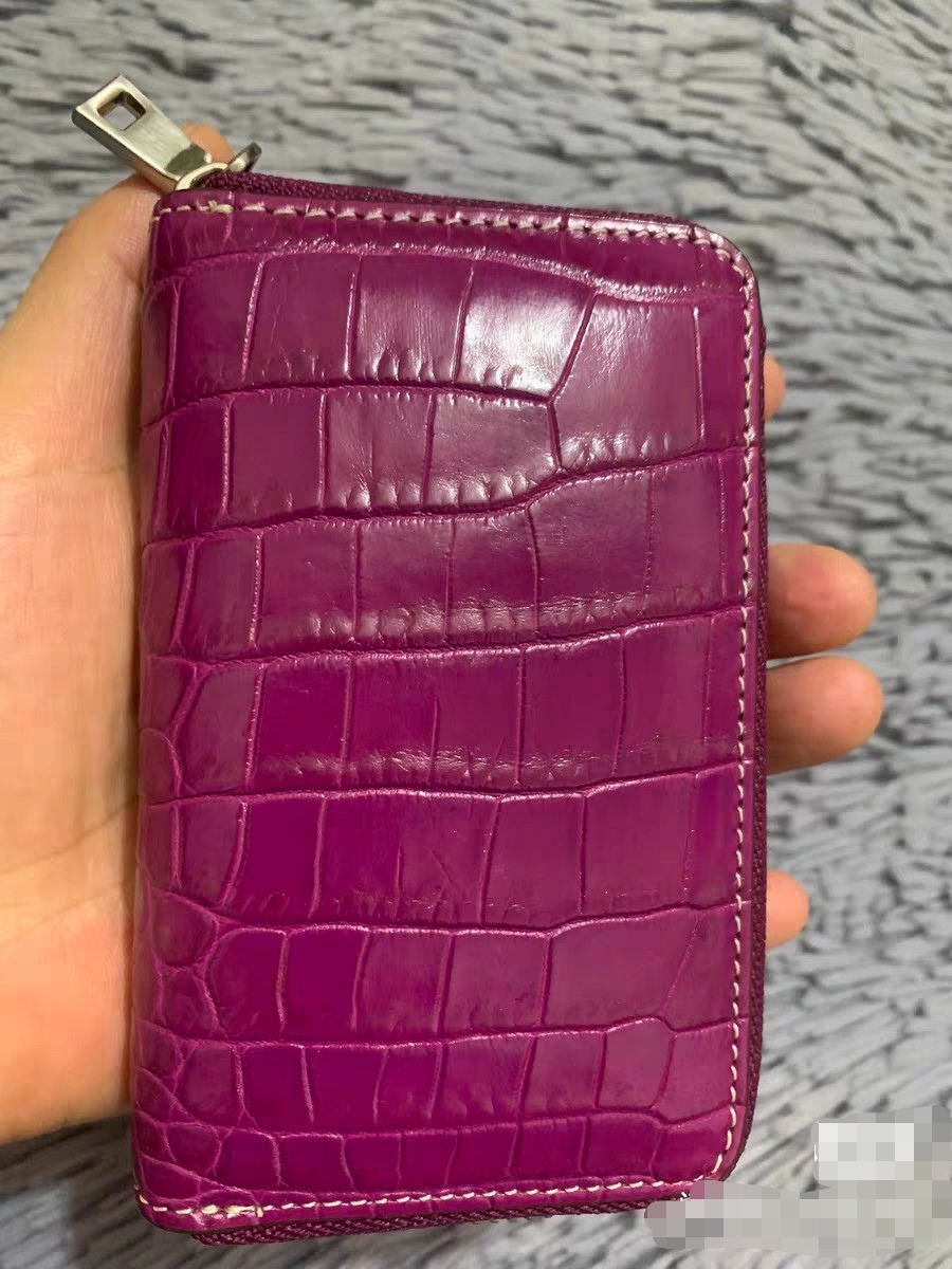 Women Bags Lv - 2026 ใหม่กระเป๋าใส่บัตรหนังจระเข้สำหรับผู้หญิงแฟชั่นกระเป๋าใส่กุญแจหนังแท้สำหรับผู้หญิง 45