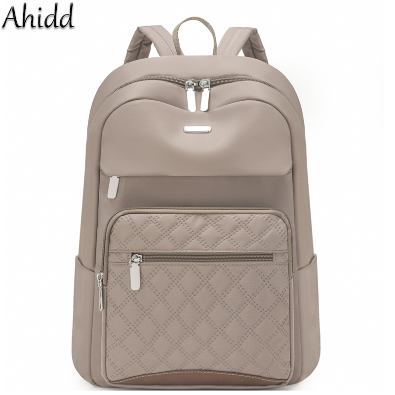 Women'S Bags Everyday - แฟชั่นลายสก๊อตกระเป๋าเป้สะพายหลังผู้หญิงกันน้ำไนลอนกระเป๋าเป้สะพายหลังความจุขนาดใหญ่กระเป๋านักเรียนกระเป๋าแล็ปท็อปน้ำหนักเบากระเป๋าเดินทาง