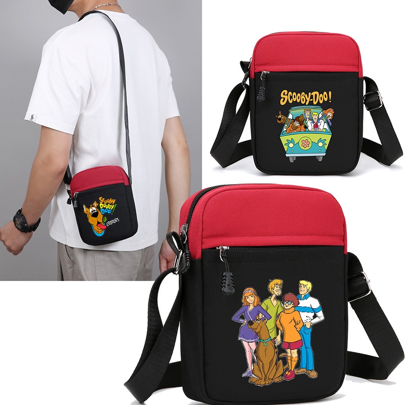 Women'S Bags Everyday - กระเป๋าสะพายข้างสคูบี้ดูสำหรับผู้หญิงการ์ตูนอะนิเมะลายพิมพ์กระเป๋าสะพายไหล่แฟชั่นกลางแจ้งสำหรับทุกเพศกระเป๋าถือของขวัญวันเกิด