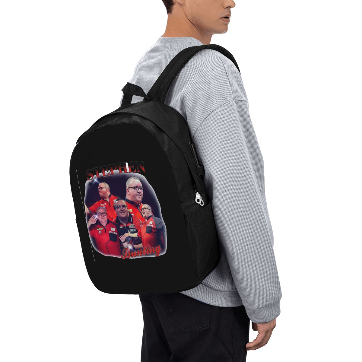 Women Bags Laptop - สตีเฟน บันทิง บูทเล็กกระเป๋าเป้สะพายหลังกระเป๋าใส่โน๊ตบุ๊คสำหรับเดินทางคอมพิวเตอร์กระเป๋านักเรียนนักศึกษากระเป๋าใส่แล็ปท็อปกระเป๋าสะพายสำหรับผู้ชายผู้หญิง