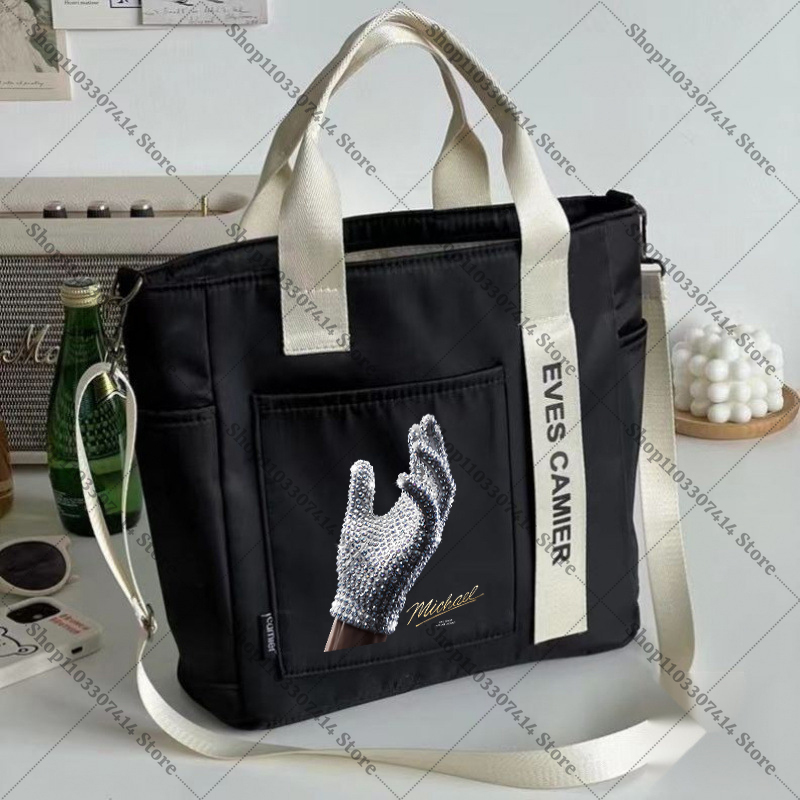 Women'S Bags Handbags - กระเป๋าแฟชั่นผู้หญิง กระเป๋าโท้ท อุปกรณ์เสริม ราชาเพลงป๊อป MJ กระเป๋าถือลำลองสำหรับผู้หญิง