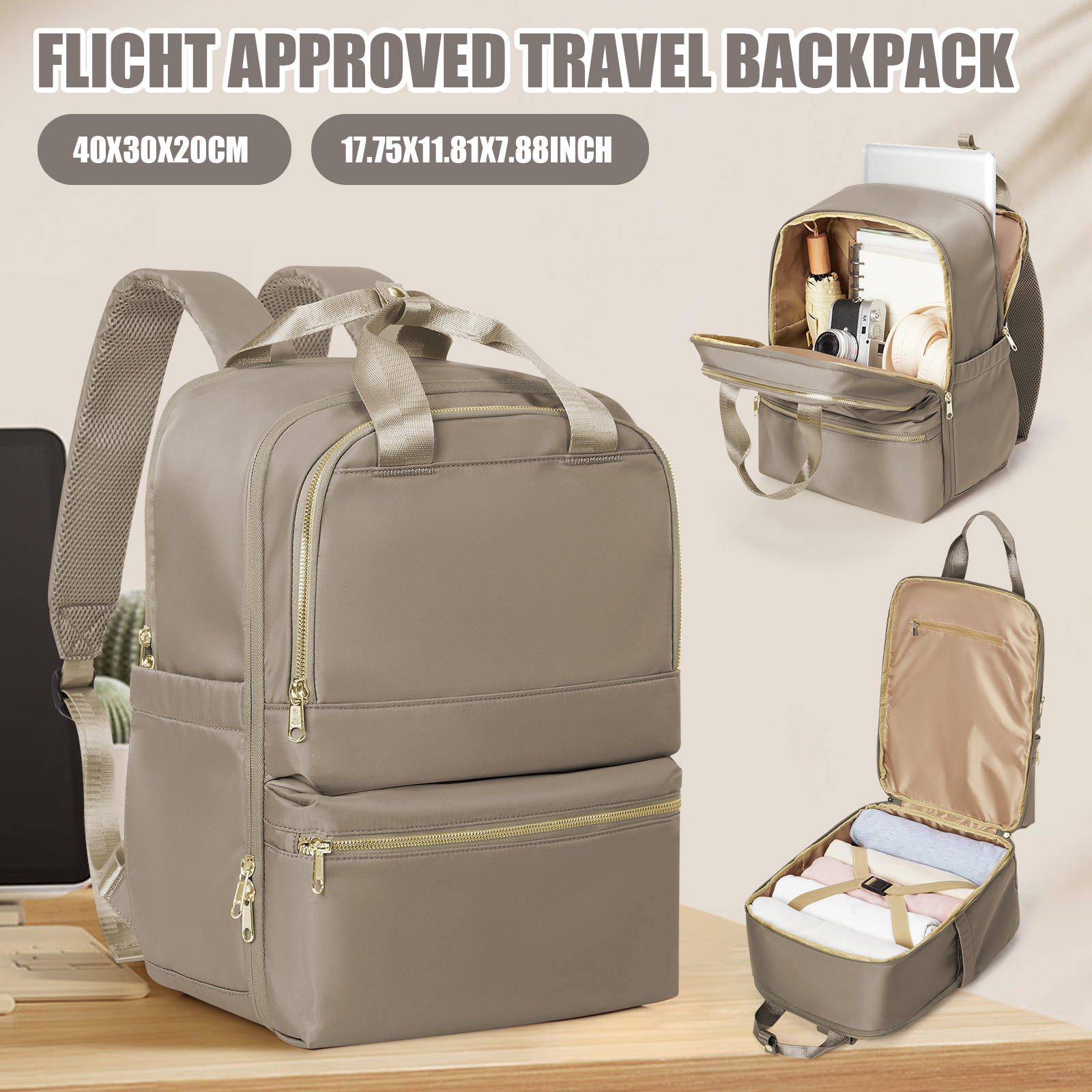 Women Bags Laptop - กระเป๋าเป้เดินทางริยาเนียร์ 40x30x20 สำหรับผู้หญิง, กระเป๋าเป้สำหรับครูผู้บริหารใส่แล็ปท็อป กระเป๋าเป้สำหรับคู่รัก กระเป๋าแฟชั่นสำหรับผู้หญิง