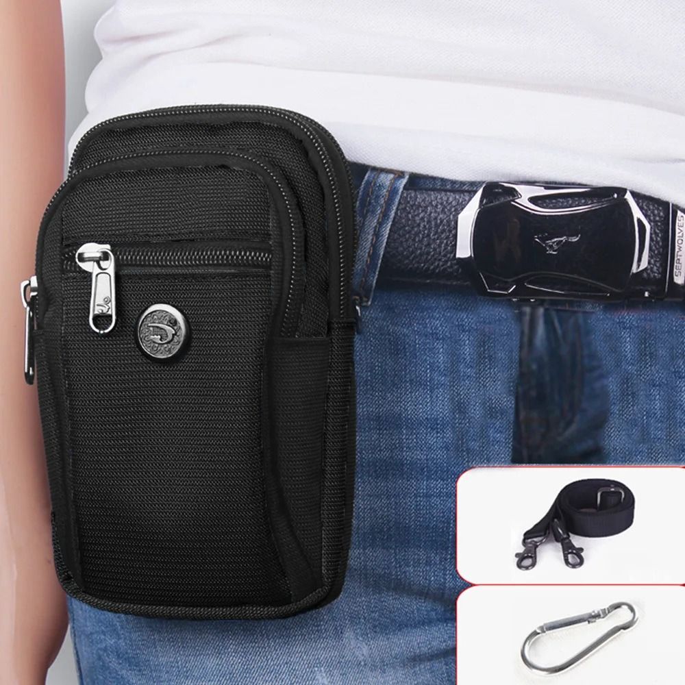 Women Bags Waterproof - ผู้ชายผ้าอ๊อกซ์ฟอร์ดกระเป๋าคาดเอวสำหรับผู้หญิงกระเป๋าขนาดเล็กใหม่กระเป๋ากีฬาอเนกประสงค์กระเป๋าคาดเอวกันน้ำกระเป๋าเข็มขัดสำหรับผู้ชายกระเป๋าโทรศัพท์