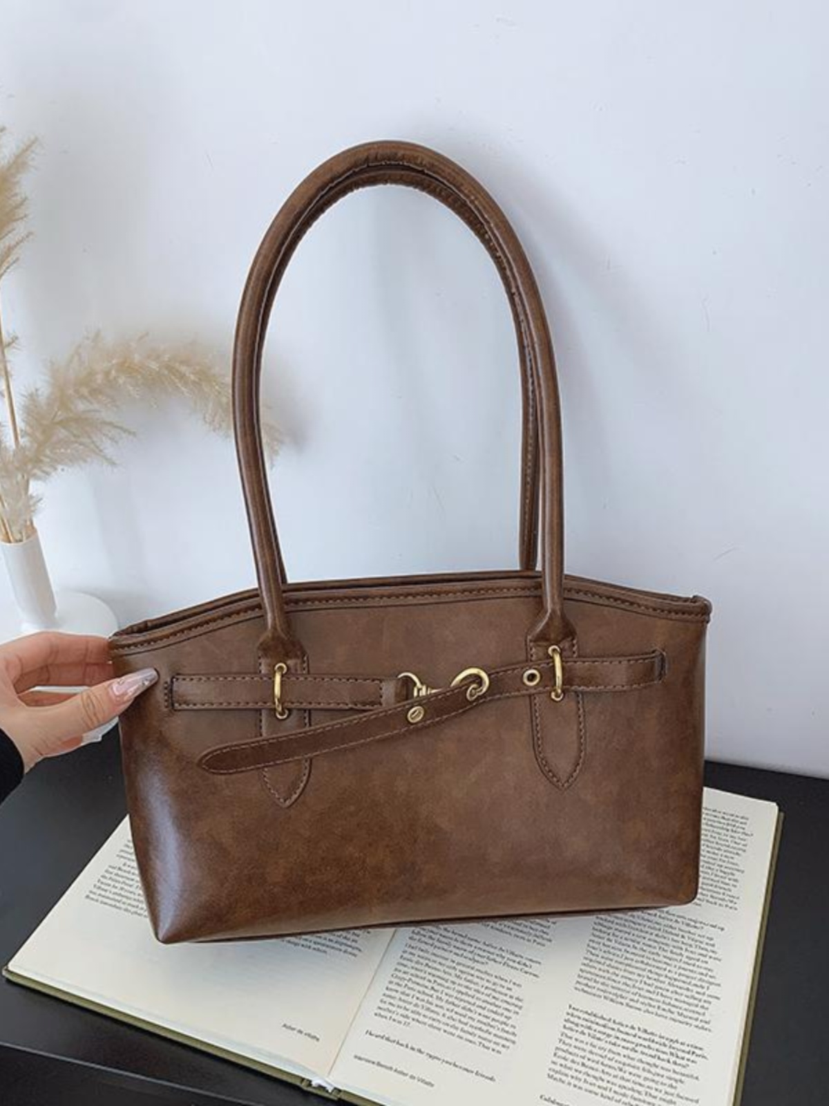Women'S Elle Bags - กระเป๋าสะพายข้างทรง Retro ขนาดใหญ่สำหรับผู้หญิง รุ่นใหม่ปี 2026 กระเป๋าถือสไตล์เกาหลี