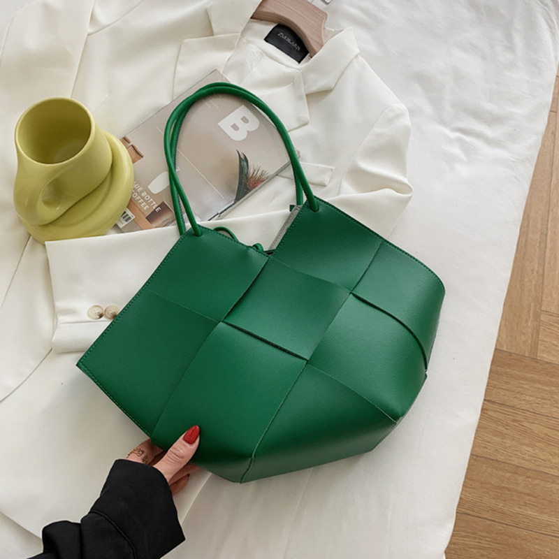 Women Bags Aldo - หรูหราขนาดใหญ่ Tote กระเป๋าผู้หญิง Rhomboid ขนาดใหญ่ความจุกระเป๋าถือหนัง Underarm