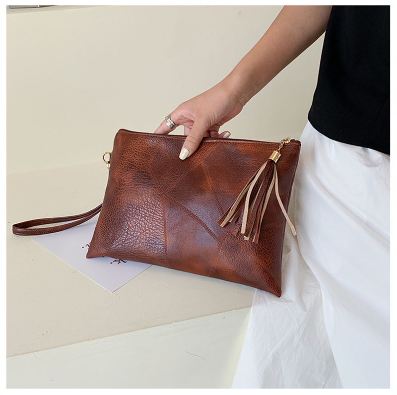 กระเป๋าคลัทช์ PU สไตล์เรโทรสำห - Flap Bag Envelope บทวิจารณ์และราคา
