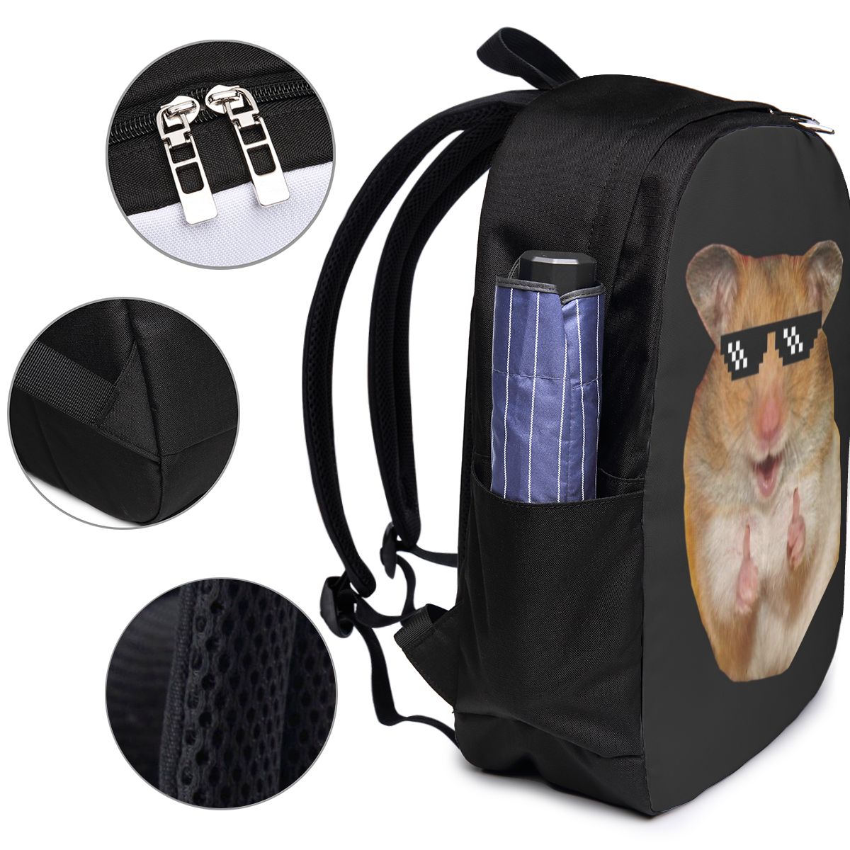 กระเป๋าเป้สะพายหลังลายหนูแฮมสเ - Women Bags Laptop บทวิจารณ์และราคา