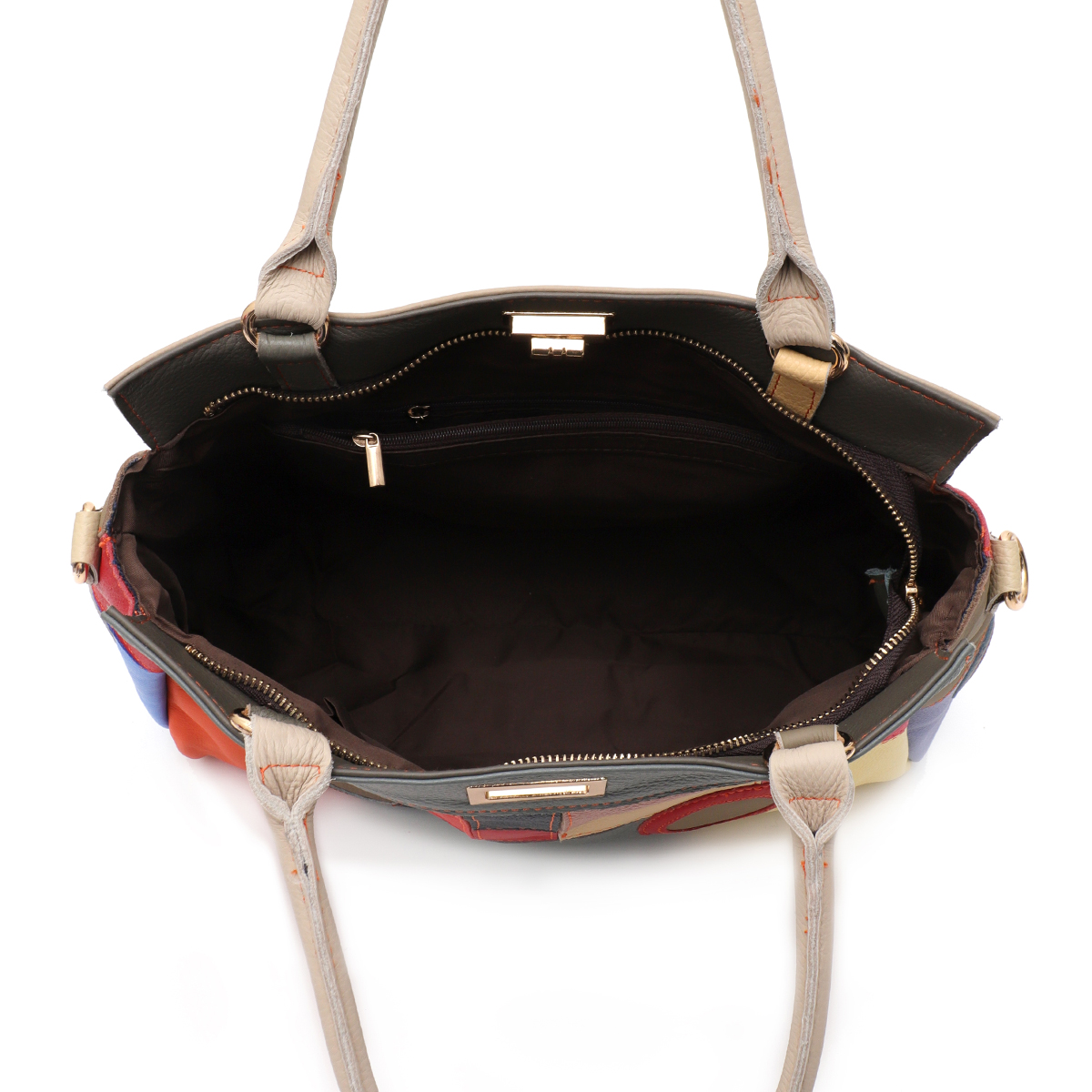SC Chic สีสันสดใสจริงหนังเรขาค - Women'S Work Bags Tote บทวิจารณ์และราคา