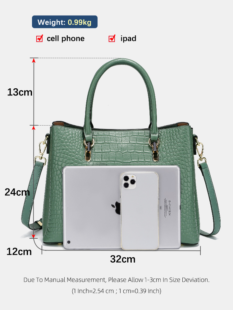 กระเป๋าถือหนังแท้สำหรับผู้หญิง - Women'S Work Bags Tote บทวิจารณ์และราคา