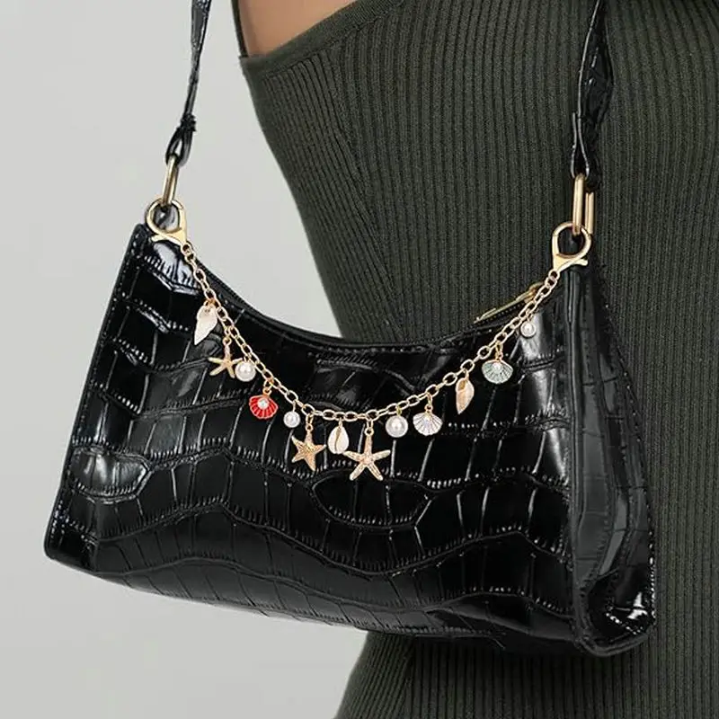 จี้ห้อยกระเป๋าสำหรับกระเป๋าถือ - Women Bags Golden บทวิจารณ์และราคา