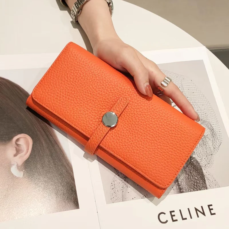 กระเป๋าสตางค์หนังแท้ผู้หญิงยาว - Women Bags Lv บทวิจารณ์และราคา