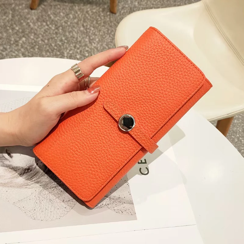 กระเป๋าสตางค์หนังแท้ผู้หญิงยาว - Women Bags Lv บทวิจารณ์และราคา