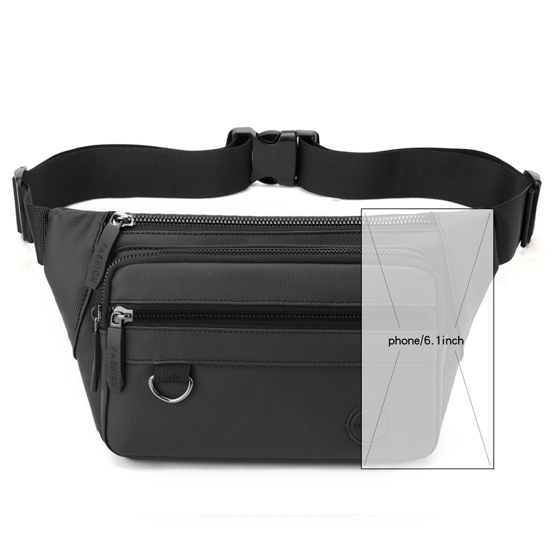 U nisexกันน้ําเอวกระเป๋าแพ็คชา - Women Bags For Work บทวิจารณ์และราคา