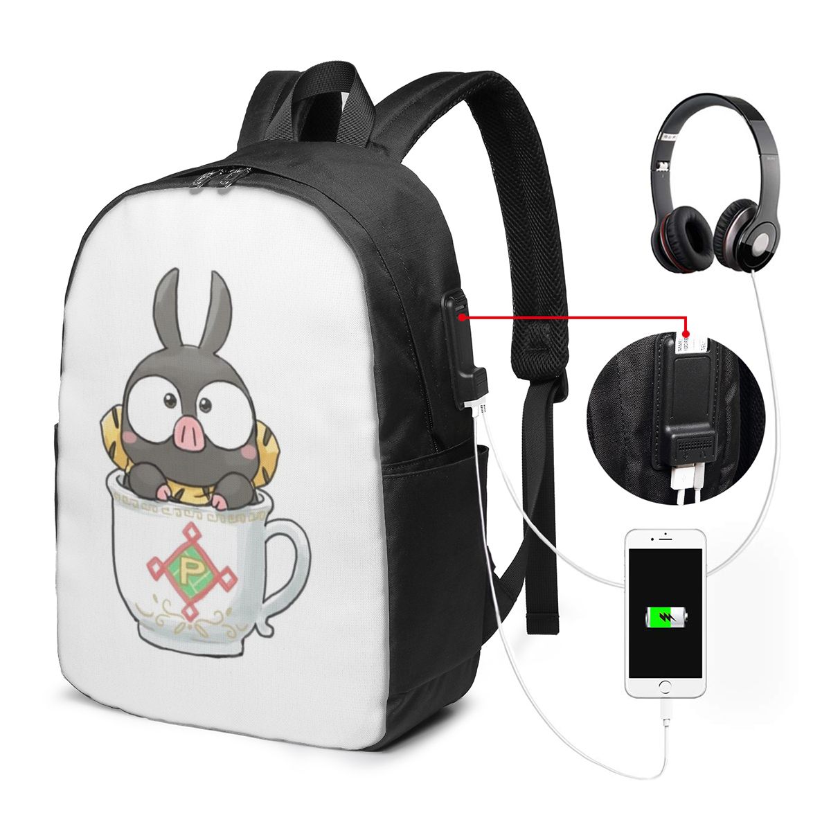 กระเป๋าเป้สะพายหลัง RanmaSaoto - Women Bags Laptop บทวิจารณ์และราคา