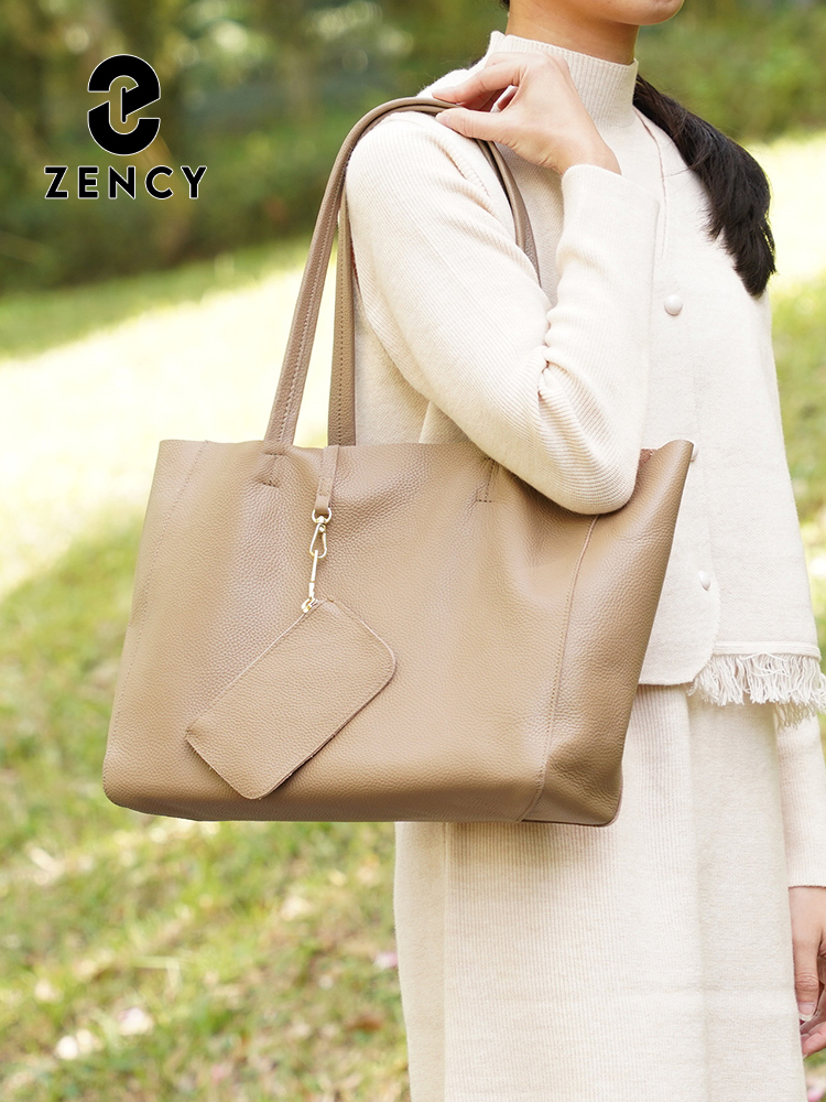 กระเป๋าถือขนาดใหญ่หนังแท้ Zenc - Women Bags For Work บทวิจารณ์และราคา