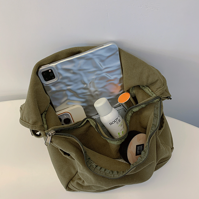 กระเป๋าผ้าแคนวาสสไตล์ญี่ปุ่นวั - Flap Bag Envelope บทวิจารณ์และราคา