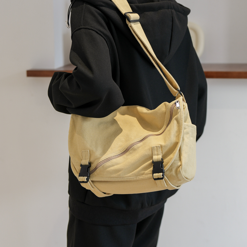 กระเป๋าผ้าแคนวาสสไตล์ญี่ปุ่นวั - Flap Bag Envelope บทวิจารณ์และราคา