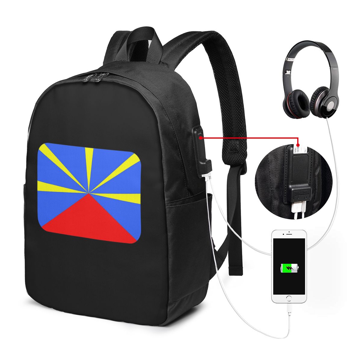 974 เรอูนียงไอส์แลนด์ แฟล็ก แบ - Women Bags Laptop บทวิจารณ์และราคา