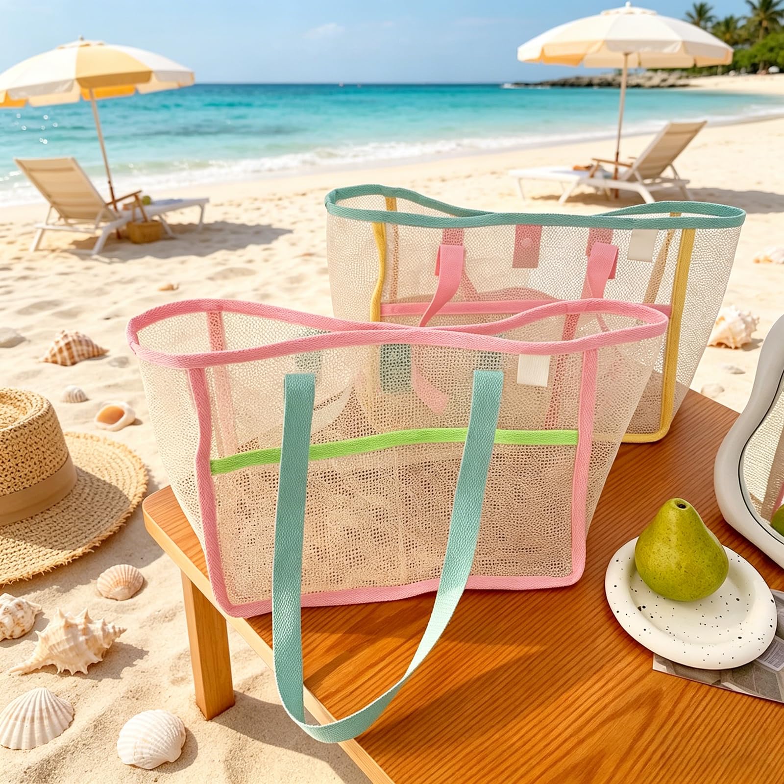 กระเป๋าชายหาดสำหรับผู้หญิง กระ - Women Bags Accessories บทวิจารณ์และราคา