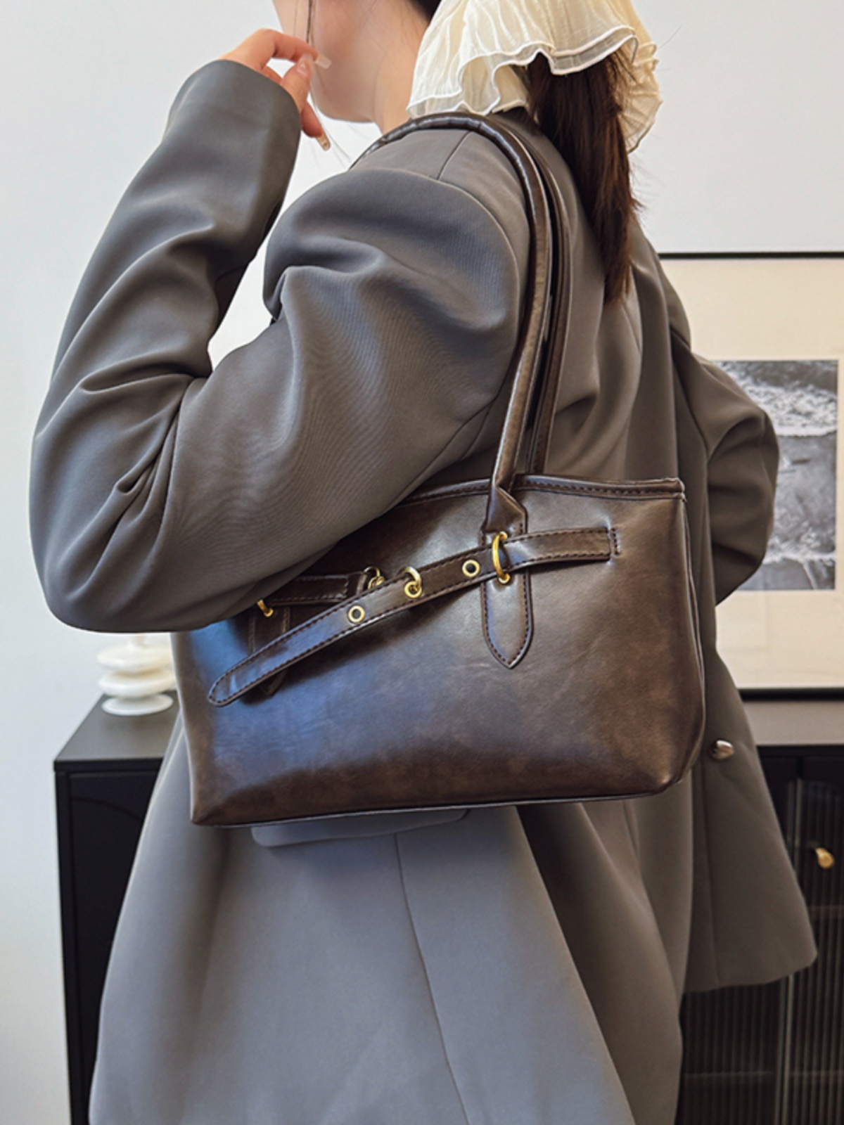 กระเป๋าสะพายข้างทรง Retro ขนาด - Women'S Elle Bags บทวิจารณ์และราคา
