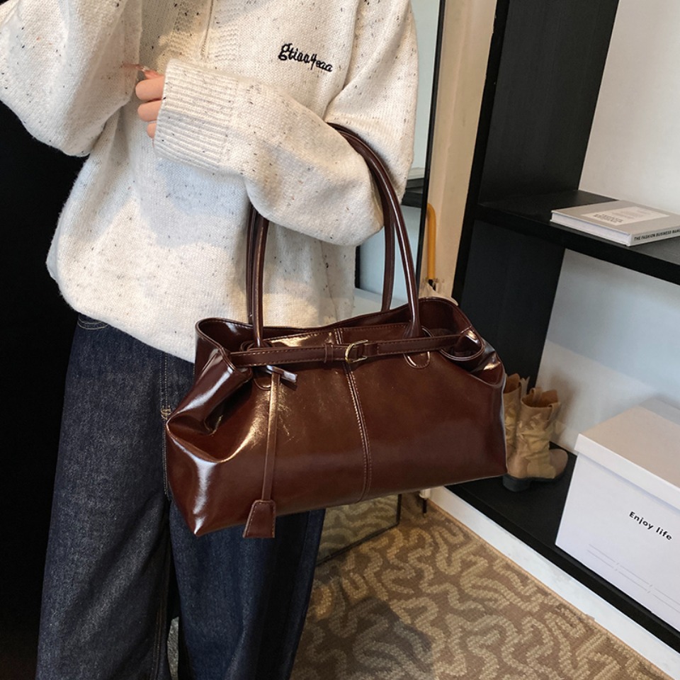 กระเป๋าถือหนัง PU แบบโฮโบสำหรั - Women'S Work Bags Tote บทวิจารณ์และราคา