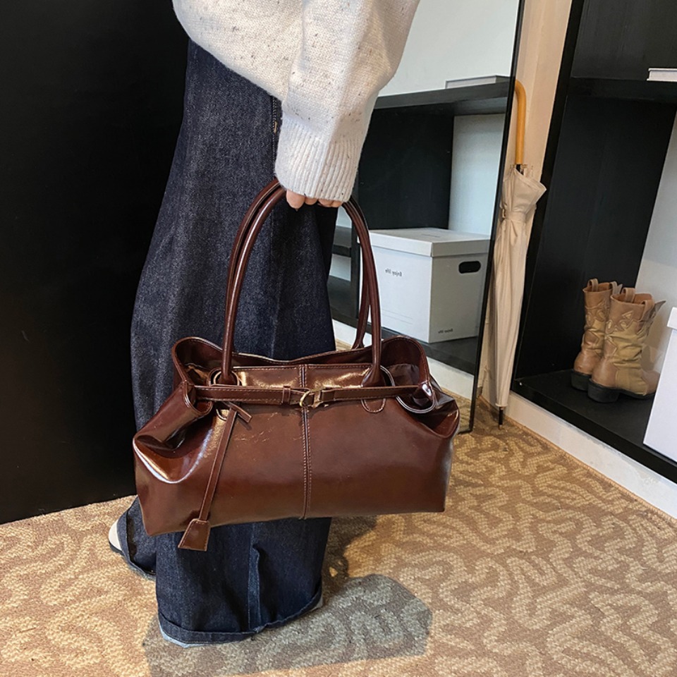 กระเป๋าถือหนัง PU แบบโฮโบสำหรั - Women'S Work Bags Tote บทวิจารณ์และราคา