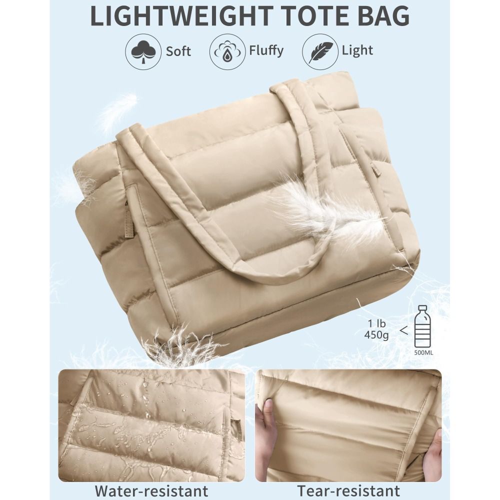 กระเป๋าโท้ททรงพัฟฟ์ขนาดใหญ่สำห - Women Bags For Work บทวิจารณ์และราคา