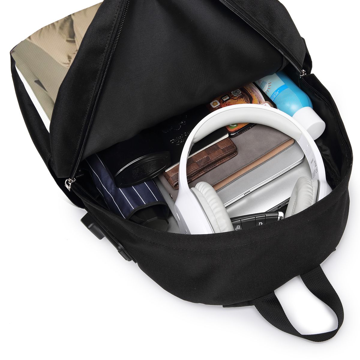 กระเป๋าเป้สะพายหลังลายแฟนอาร์ต - Women Bags Laptop บทวิจารณ์และราคา