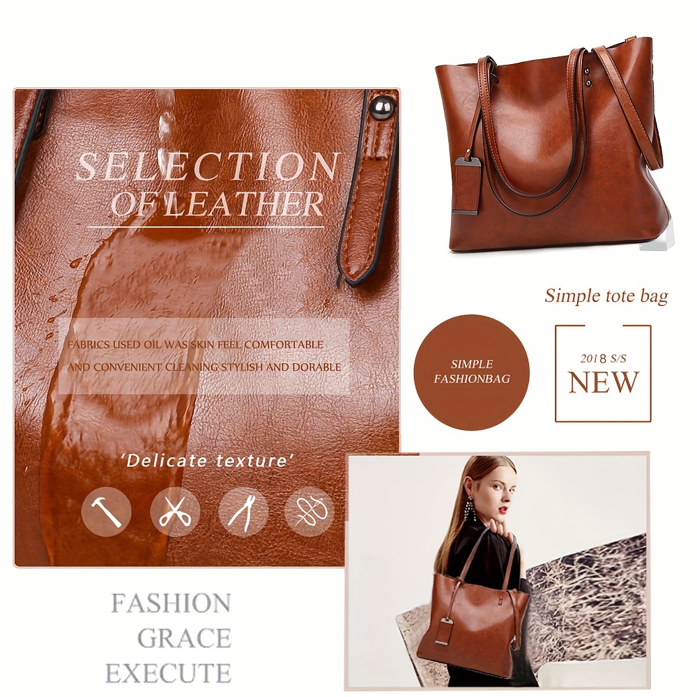 กระเป๋าหนังผู้หญิงย้อนยุคแฟชั่ - Women Bags For Work บทวิจารณ์และราคา