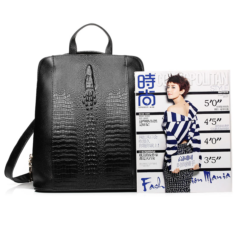 กระเป๋าเป้สะพายหลังหนังจระเข้ส - Women Bags For Work บทวิจารณ์และราคา